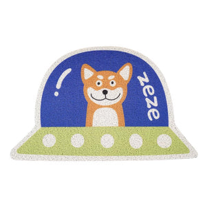 Captain Shiba Non-slip Cat Litter Mat