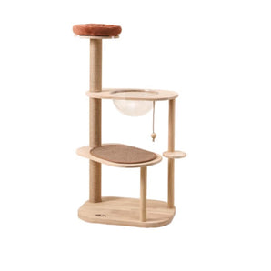 Wooden Whirling Jumping Platform Cat Tree