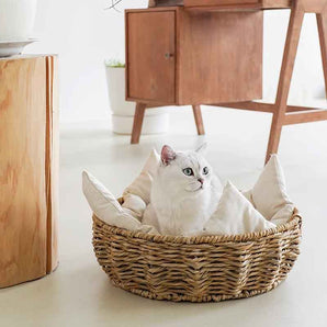 Imitation Rattan Woven Pet Bed