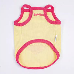 Pink Jelly Sling Small Summer Pet Cami Shirt