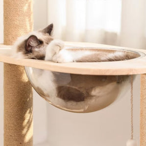 Wooden Whirling Jumping Platform Cat Tree