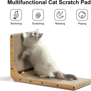 L-Shaped Vertical Cat Scratcher