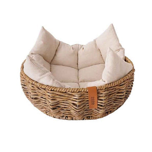 Imitation Rattan Woven Pet Bed