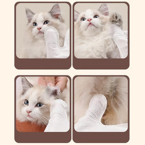 Purrfect Paws No-Rinse Spa Gloves
