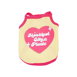 Pink Jelly Sling Small Summer Pet Cami Shirt